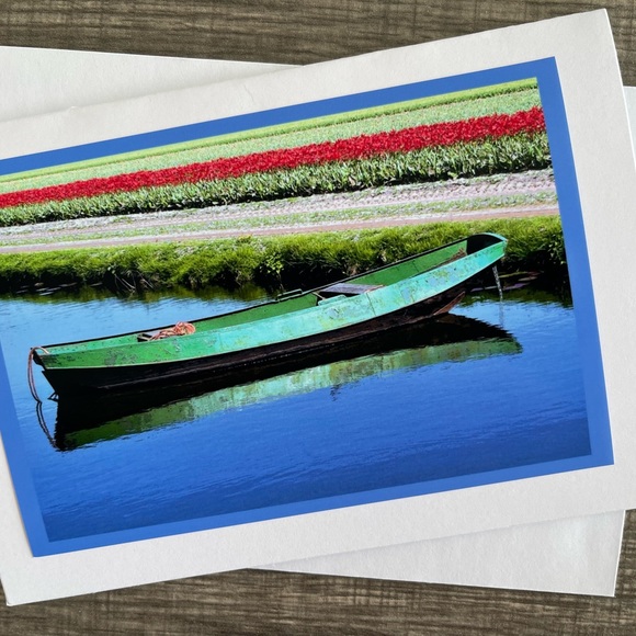 Six 5x7 Blank Tulip Photo Greeting cards - Picture 7 of 7